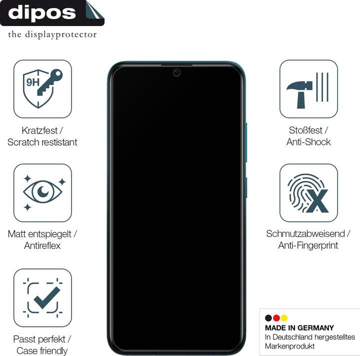 Immagine prodotto Dipos Pellicola Protettiva Anti-Shock (2 pz., Oukitel C15 Pro)
