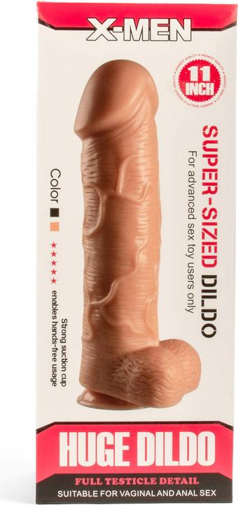 X-Man X-MEN Supergrote Dildo 11 Inch Vlees II