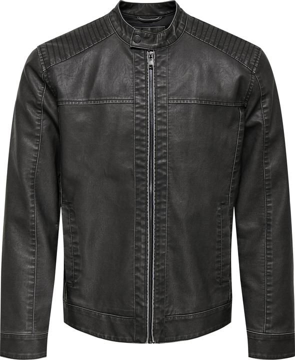 Produktbild Only & Sons Onsmike Pu Racer Jacket Otw Noos (S)
