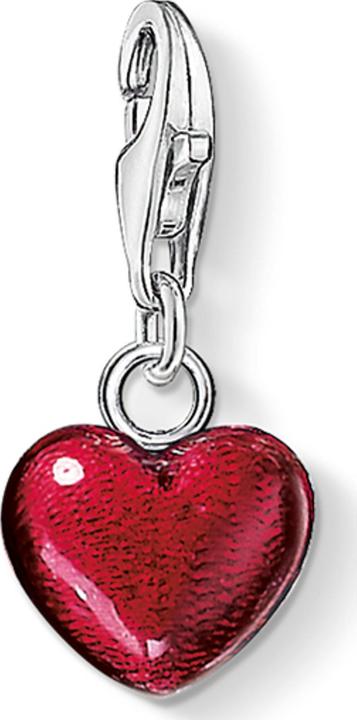 Immagine prodotto Thomas Sabo Ciondolo Charm Cuore Rosso (Argento 925)