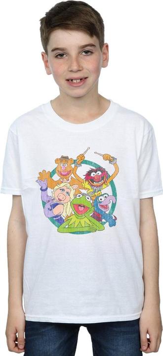 Immagine prodotto Disney The Muppets Group Circle Maglietta Ragazzi (152, 158)