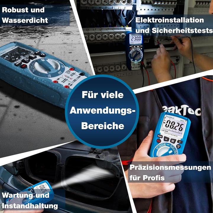 Actual product image Peaktech P 3443 Digital multimeter (CAT III 1000V, CAT IV 600V)