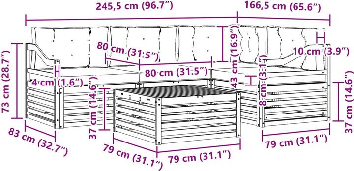 Immagine prodotto vidaXL Outdoor-Sofa