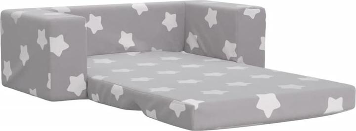 Immagine prodotto vidaXL Divano letto per bambini Grigio chiaro Morbido peluche