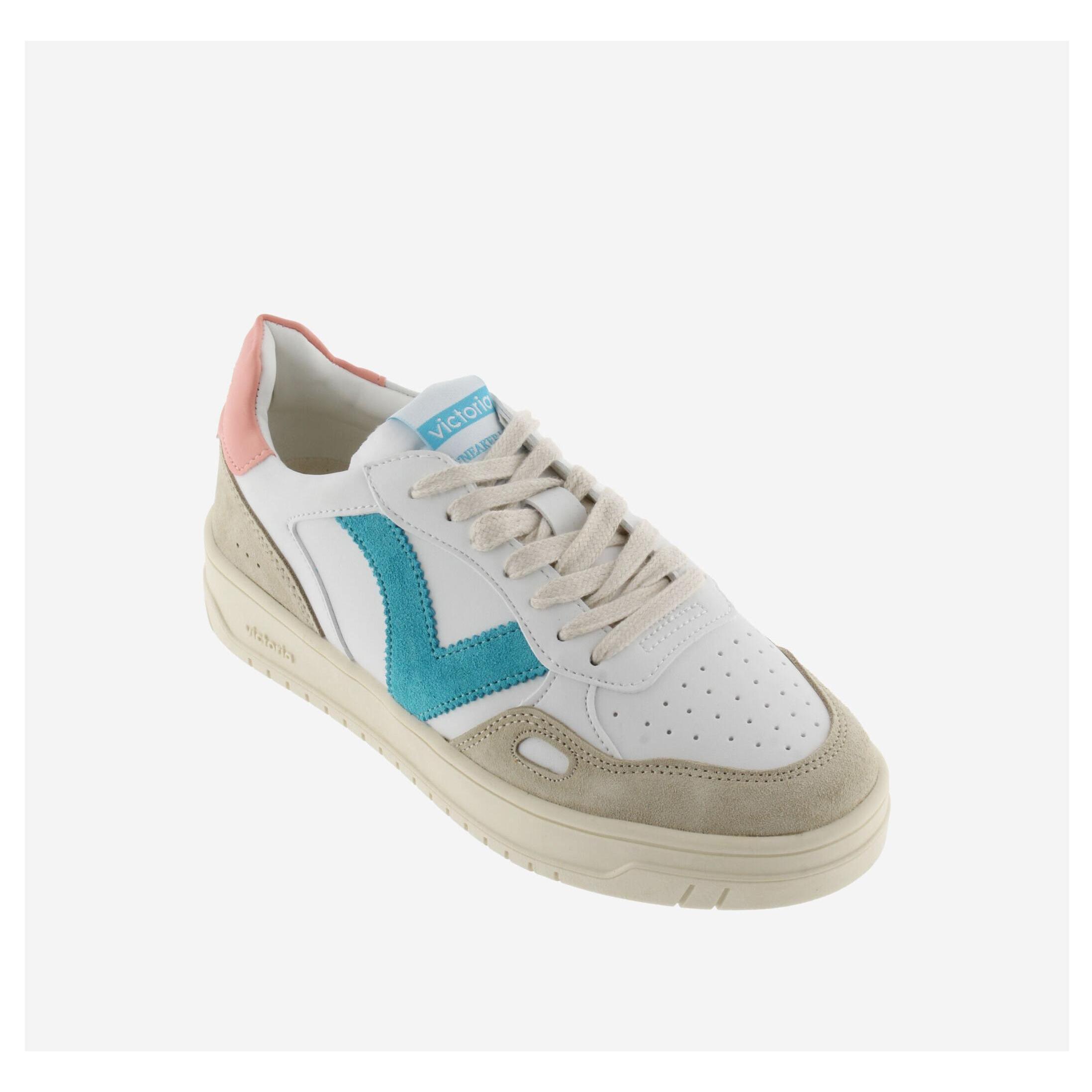 Thumbnail - Victoria, Damen, Sneaker, niedrige sneakers mit ledereffekt für damen, Mehrfarbig, (40)