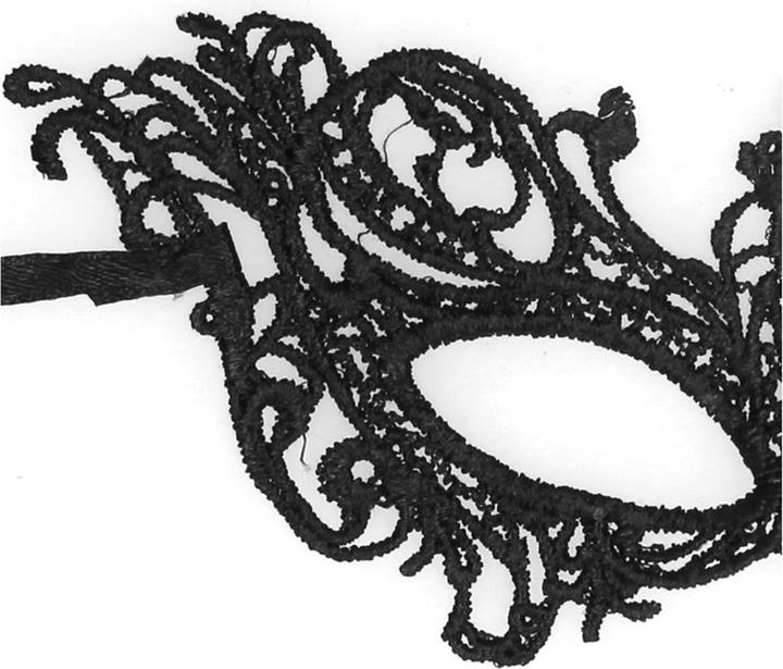 Actual product image Ouch! Royal Black Lace Mask