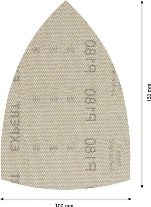 Produktbild Bosch Professional Zubehör EXPERT M480 Schleifnetz für Multischleifer 100 x 150 mm, G 180, 10-tlg. (180)