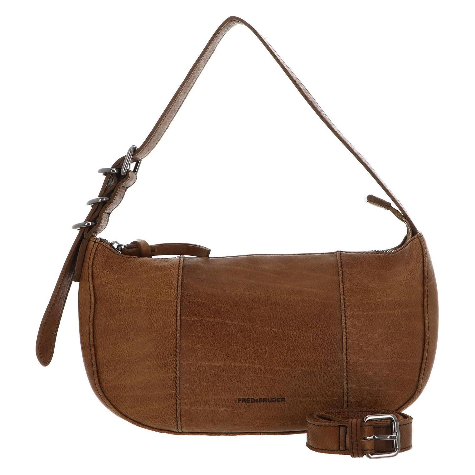 FredsBruder, Damen, Handtasche, Ride Easy Round Shoulderbag, Braun