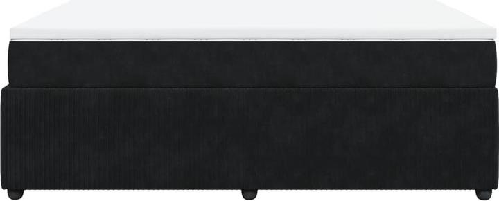 Produktbild vidaXL Bo x springbett mit Matratze 140 x 200 cm Samt (140 x 200 cm)