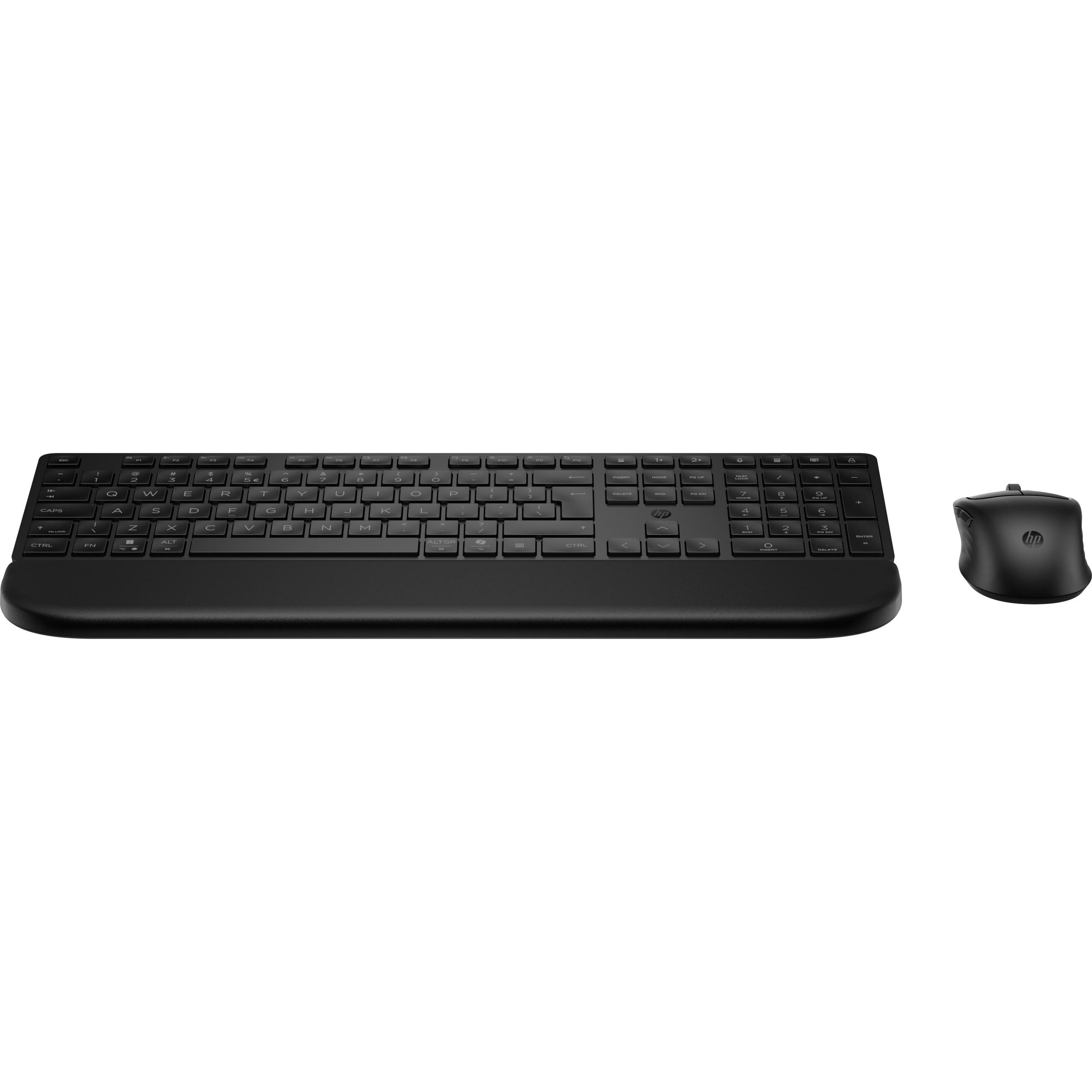 HP MultiDvcDuMdMSEKBCombowPR585C BE (Deutschland, Kabellos), Tastatur, Schwarz