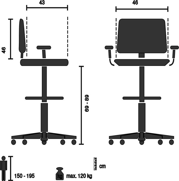 Image du produit Hjh Office TOP WORK 108 W