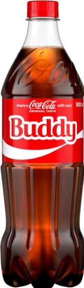 Actual product image Coca Cola Original button (4 x 90 cl)