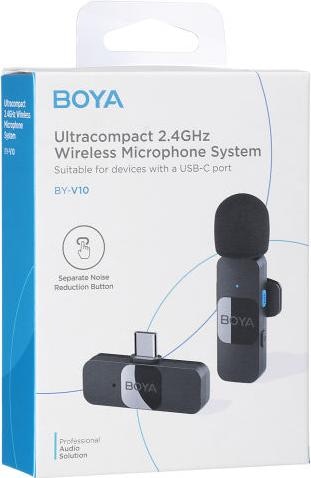 Actual product image Boya BY-V2.0 | 2.4 GHz Wireless Microphone System 2.4 GHz
