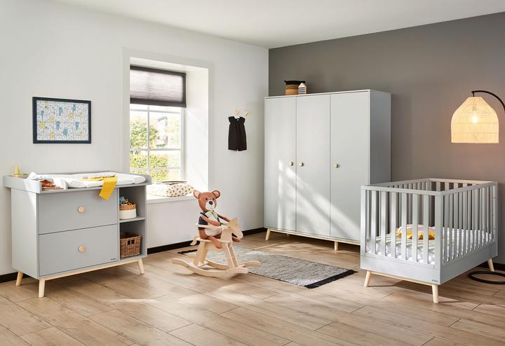 Pinolino Kinderzimmer-Set 'Dusk' breit gross, 3-tlg. (Kinderkleiderschrank)
