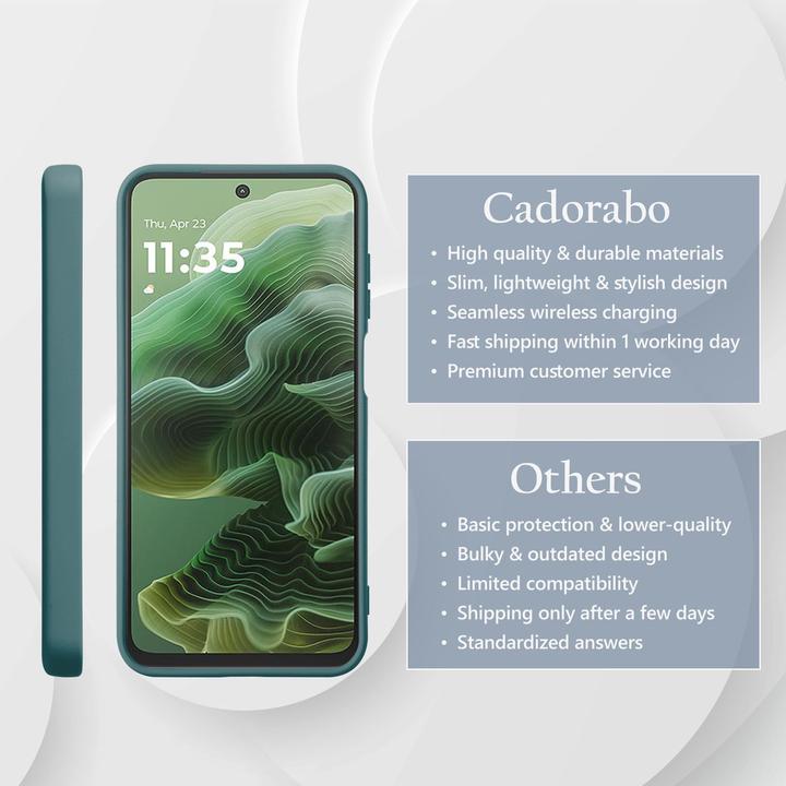 Image du produit Cadorabo Coque pour Motorola Moto G35 TPU Liquid Silicone Case (Motorola Moto G35)