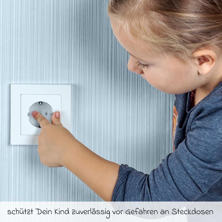 Actual product image Reer Kindersicherungen Steckdosenkappe 20er Pack einfache Montage
