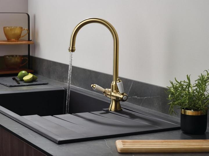 Image du produit Bristan Robinets mélangeurs à double poignée avec installation facile par le dessus