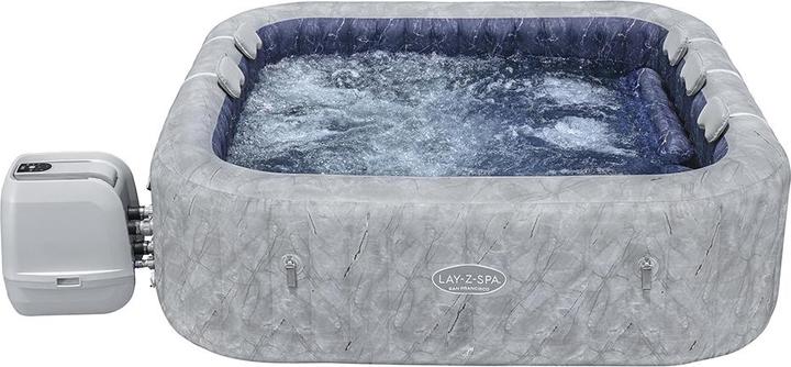 Bestway LAY-Z-SPA Energiespar-Whirlpool San Fran cisco HydroJet Pro, mit App-Steuerung (7 Pers.)