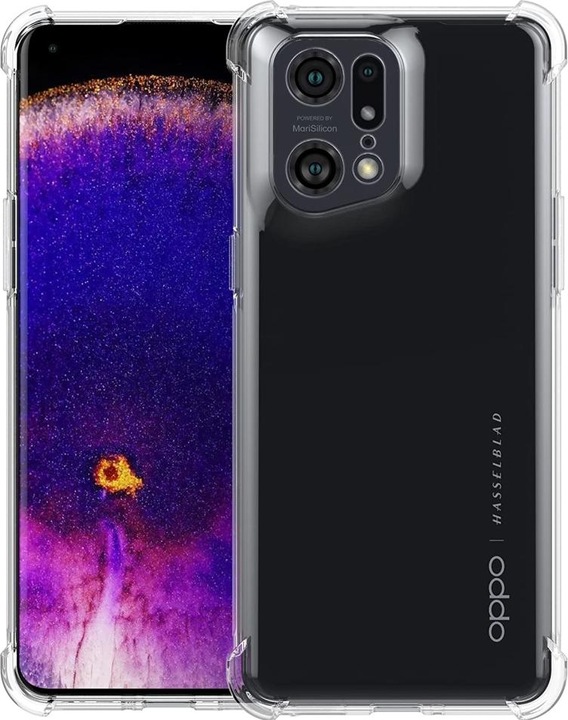Immagine prodotto Screenguard Paraurti Airbag morbido in cristallo (Oppo Find X5 Pro)