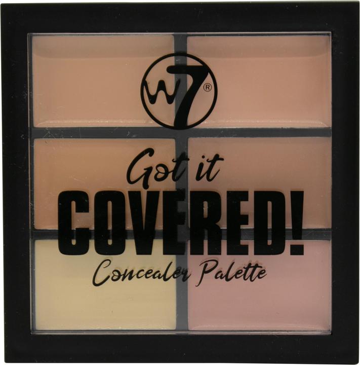 W7 Got It Covered Concealer Palette - 6 Creamy