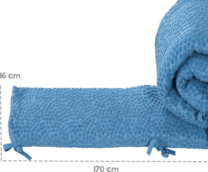 Actual product image Roba Nest suitable for cots 60x120cm or 70x140 cm 'Seashells' indigo
