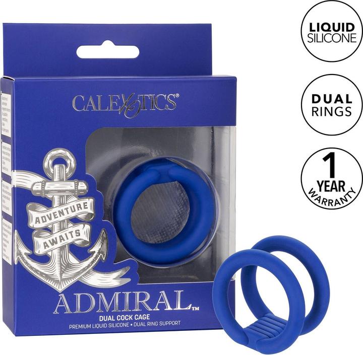 Produktbild CalExotics Admiral™ Dual Cock Cage (3.25 cm)