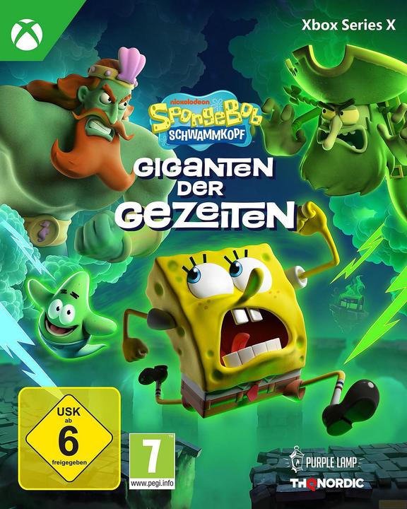 Produktbild THQ SpongeBob Schwammkopf: Giganten der Gezeiten (Xbox Series X, DE, EN, IT, FR)