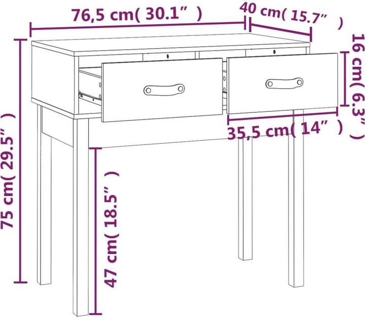 Image du produit vidaXL Ovtsa (76.5 x 40 x 75 cm)