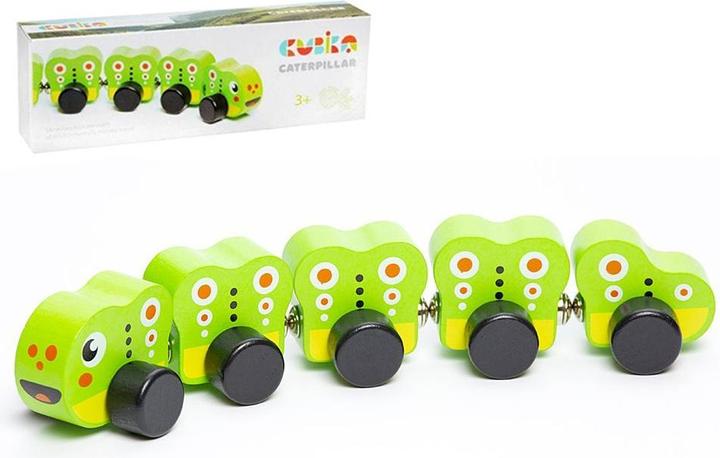 Cubika Jouet en bois "Caterpillar