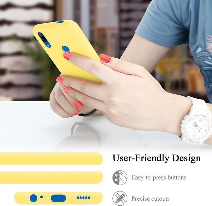 Produktbild Cadorabo TPU Liquid Silicone Case Cover (Huawei P Smart Z, Huawei Enjoy 10 Plus, Huawei Y9 Prime (2019))