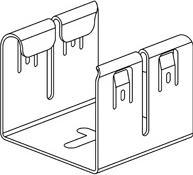 Actual product image Legrand LEG CM585180 Luminaire support SL 50 GS sendzimir galvanised according to DIN EN 10142