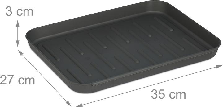 Actual product image Relaxdays Shoe drip tray (35 x 27 x 3 cm)