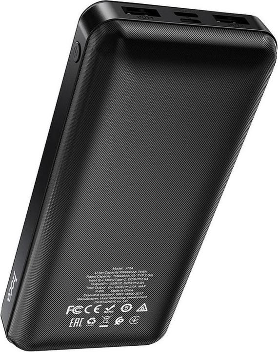 Actual product image Hoco External battery Power Bank J72A 20000mAh black (20000 mAh, 74 Wh)