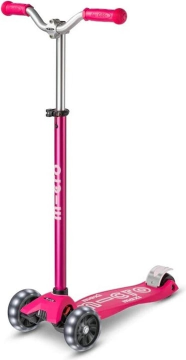 Micro Children's kickboard Maxi Deluxe Pro LED (pink)