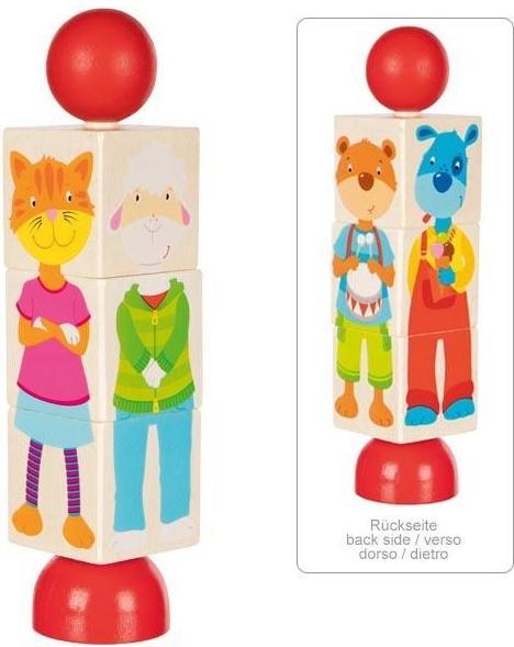 Actual product image Goki Rotatable puzzle animals