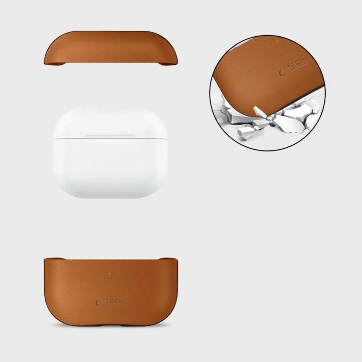 Image du produit Tech-Protect Naturalfit Apple Airpods Pro 3 Braun (Manchon pour casque d'écoute)
