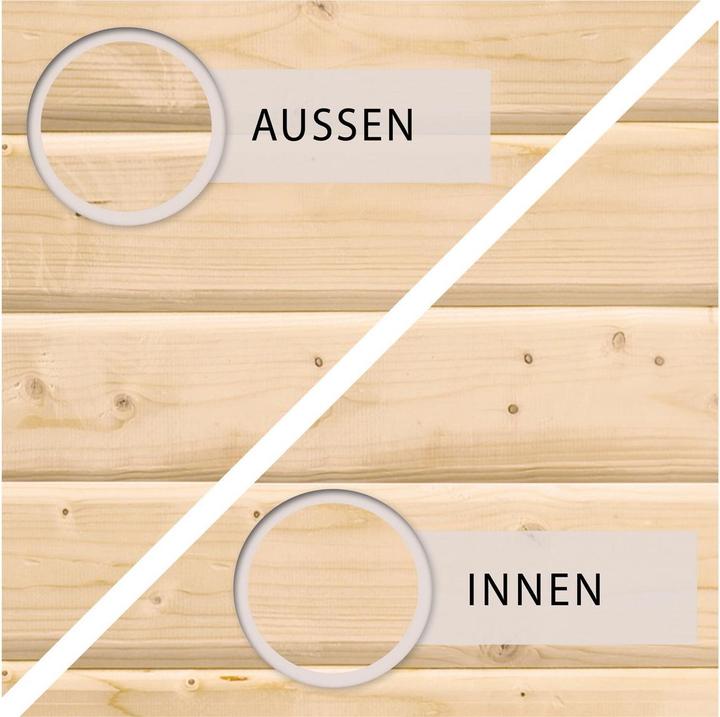 Image du produit Karibu Blockhausgarage mit Tor