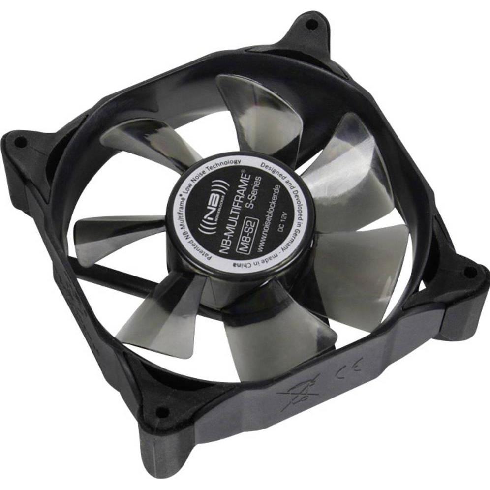 Noiseblocker Multiframe M8-2 (80 mm, 1 x), PC Lüfter, Schwarz
