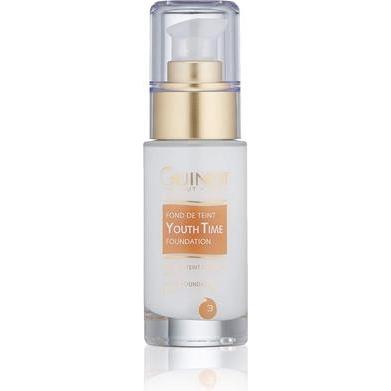 Guinot, Foundation, Youth Time Foundation No. 3 Dark Skin 30ml