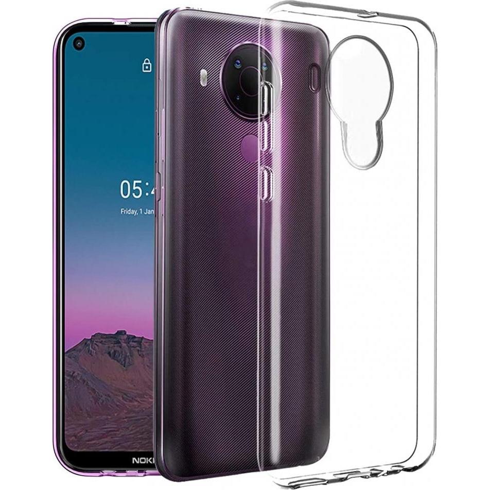 Screenguard Nokia 5.4 Flexible TPU Clear Case (Nokia 5.4), Smartphone Hülle, Transparent