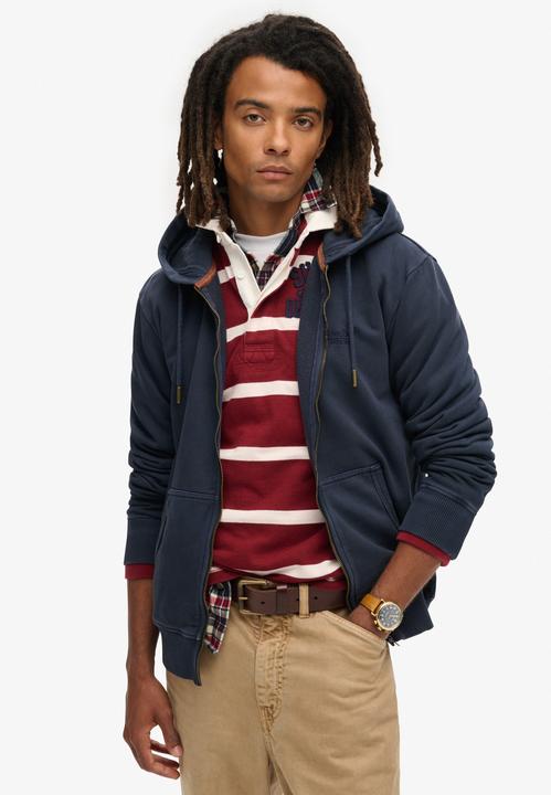 Produktbild Superdry Verwaschene Essential Kapuzenjacke mit Logo (S)