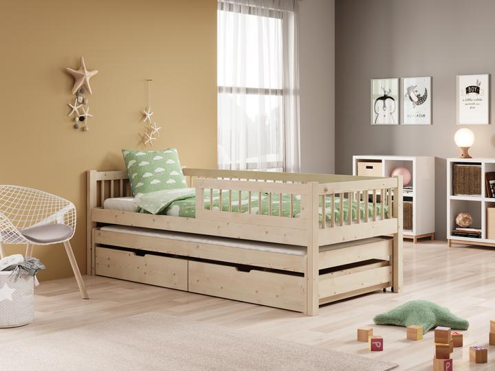 Image du produit ADRK Furniture Lit d'enfant Orio avec matelas (90 x 200 cm)