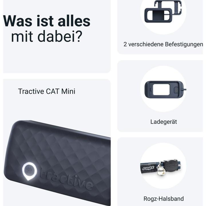 Produktbild Tractive CAT Mini GPS Tracker für Katzen (Katze, Allgemein)