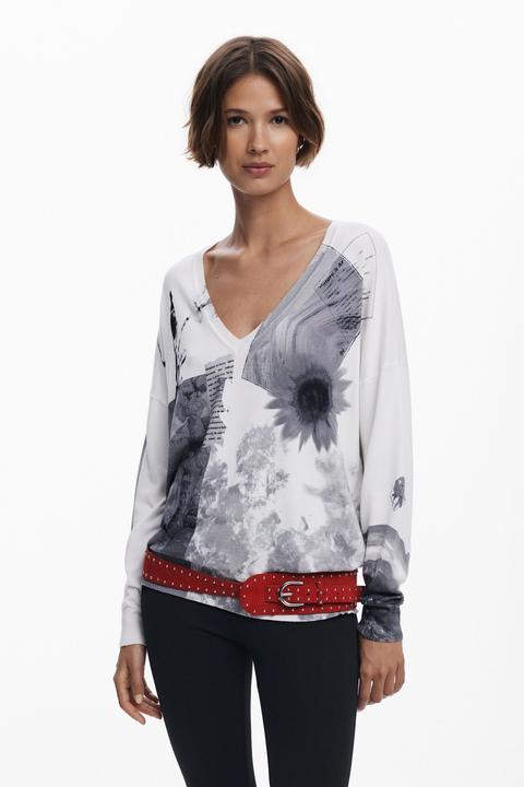 Actual product image Desigual Maglia Donna Bianco (XS)
