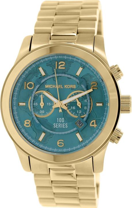 Produktbild Michael Kors Watch Hunger Stop Oversized Runway Gold-Tone Stainless Steel Watch (Analoguhr, 48 mm)