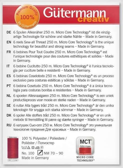 Actual product image Gütermann Set 6x all sewing 250m (250 m)
