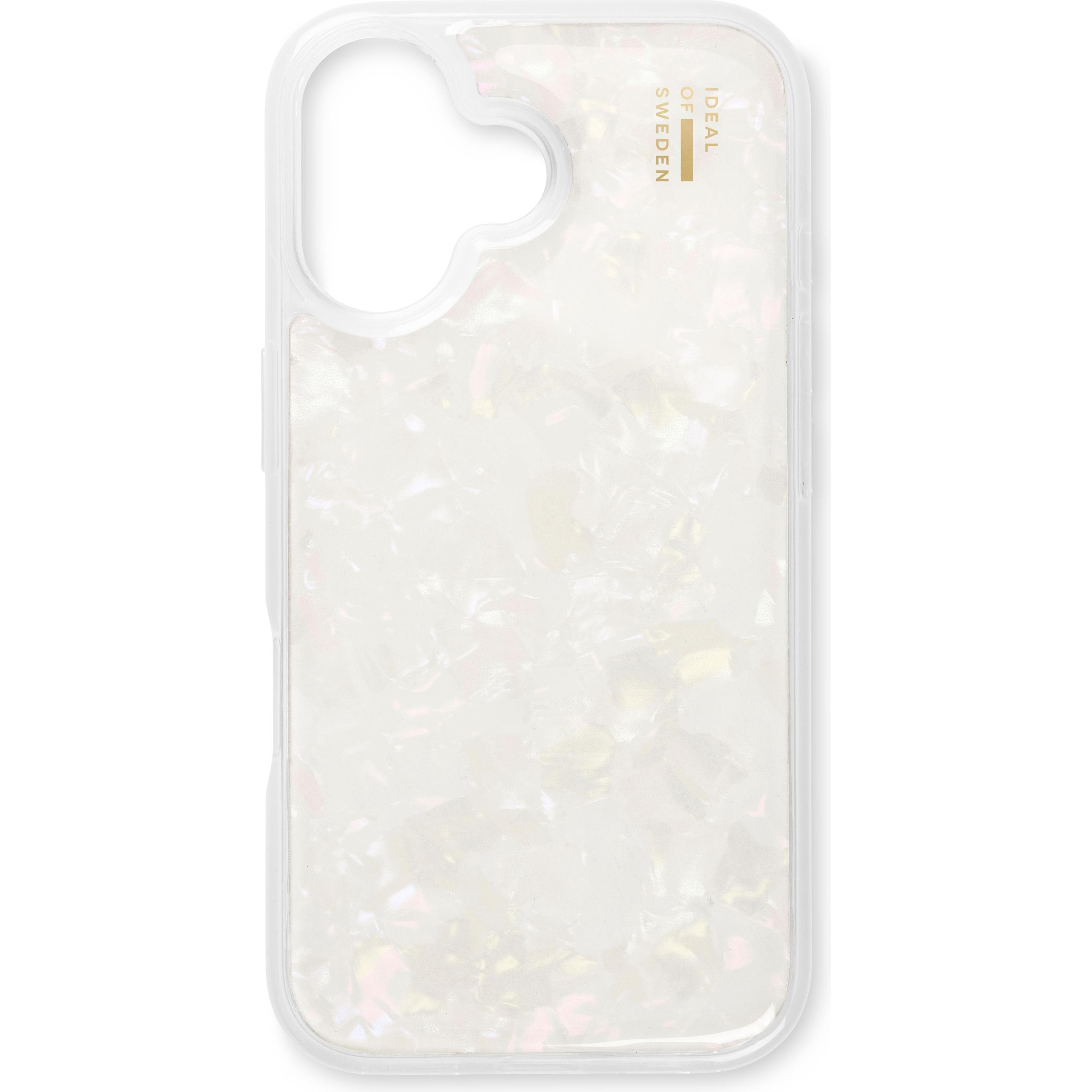 iDeal Of Sweden iPhone 16 Plus Pearlized Case - White (Apple iPhone 16 Plus), Smartphone Hülle, Weiss