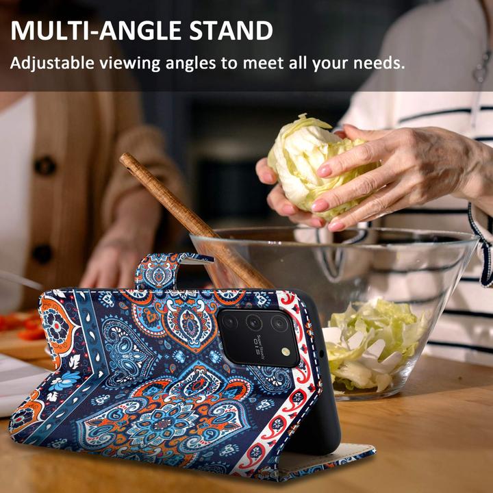 Actual product image Cadorabo Case Book Print (Samsung Galaxy A91, Samsung Galaxy S10 Lite)