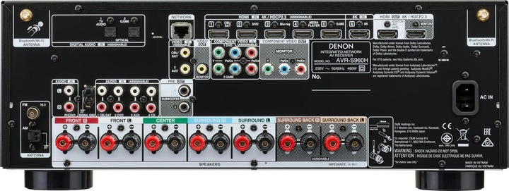 Actual product image Denon AVR-S960H (7.2 channels, AM, FM)