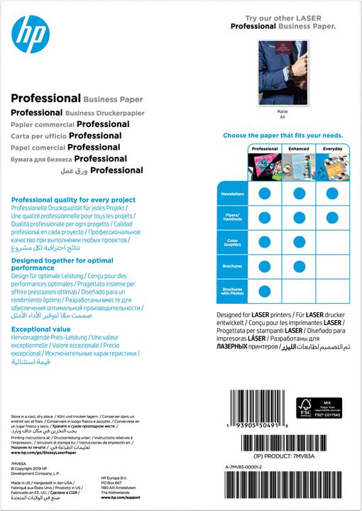Actual product image HP Professional (200 g/m², 150 x, A4)